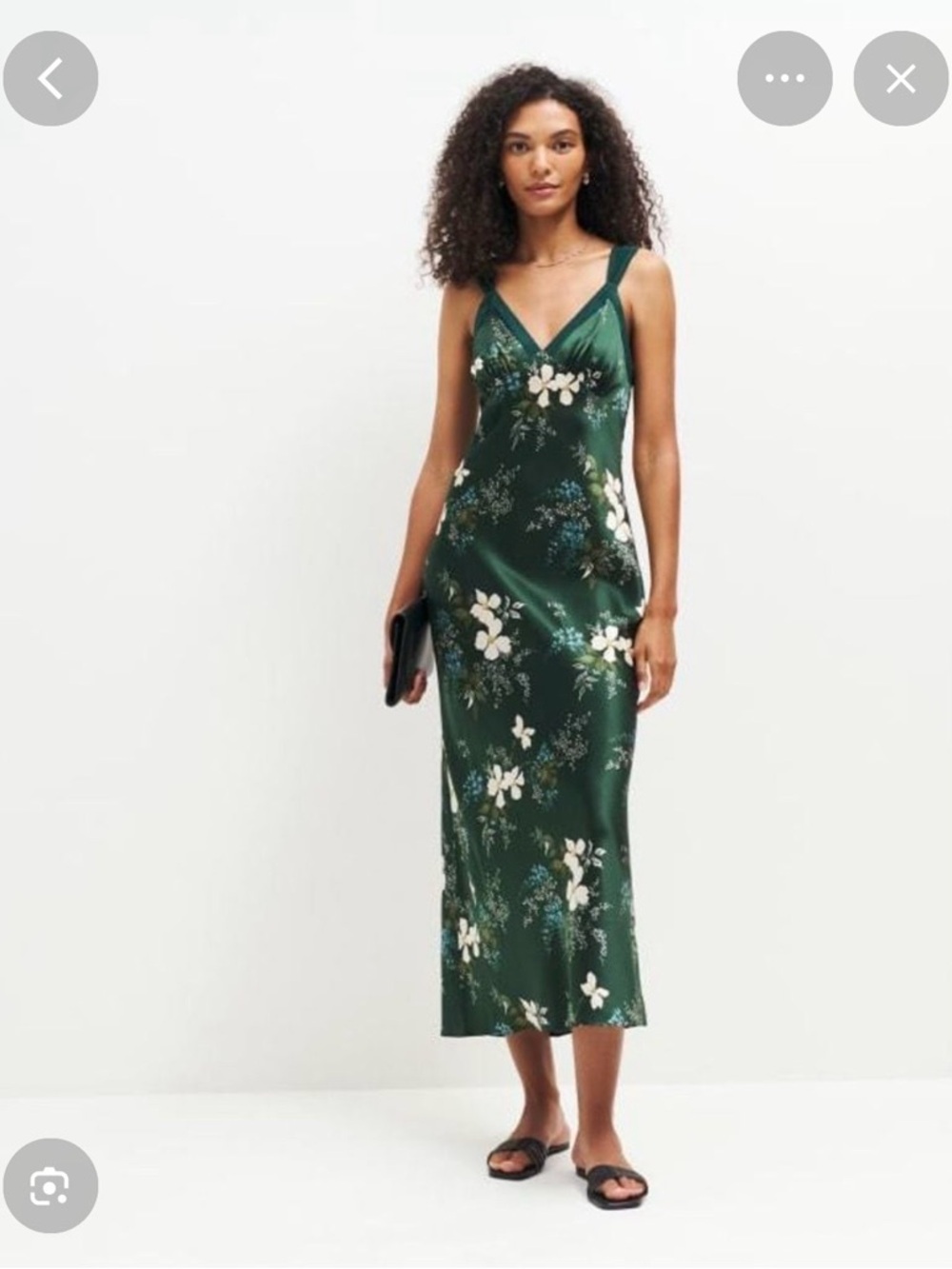 Reformation Neola Silk Dress